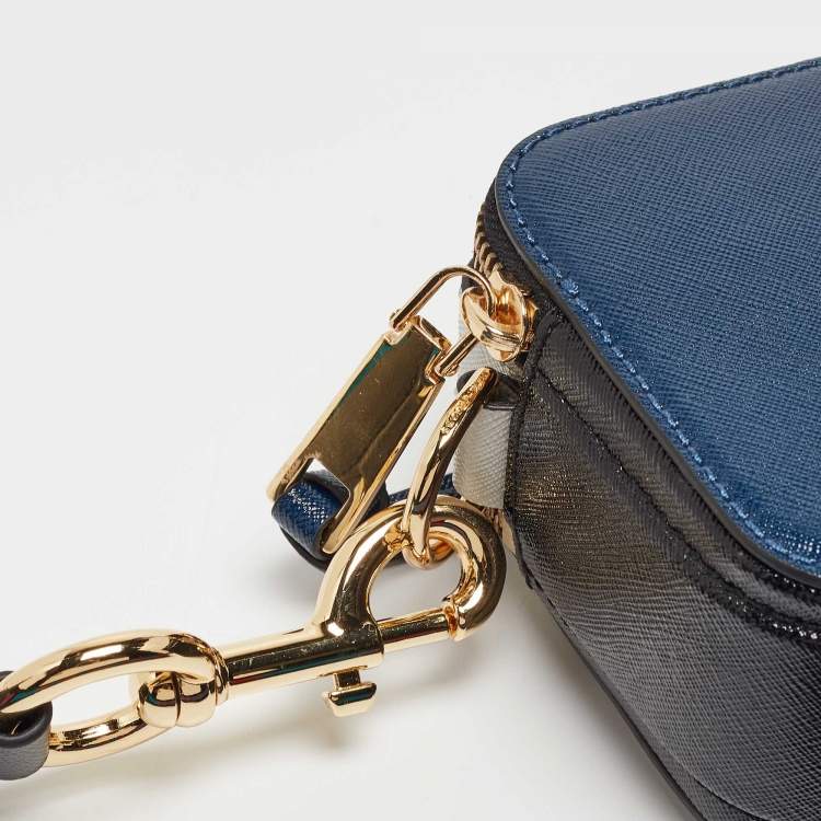 Pre Owned Marc Jacobs Tri Color Leather Snapshot Camera Crossbody Bag