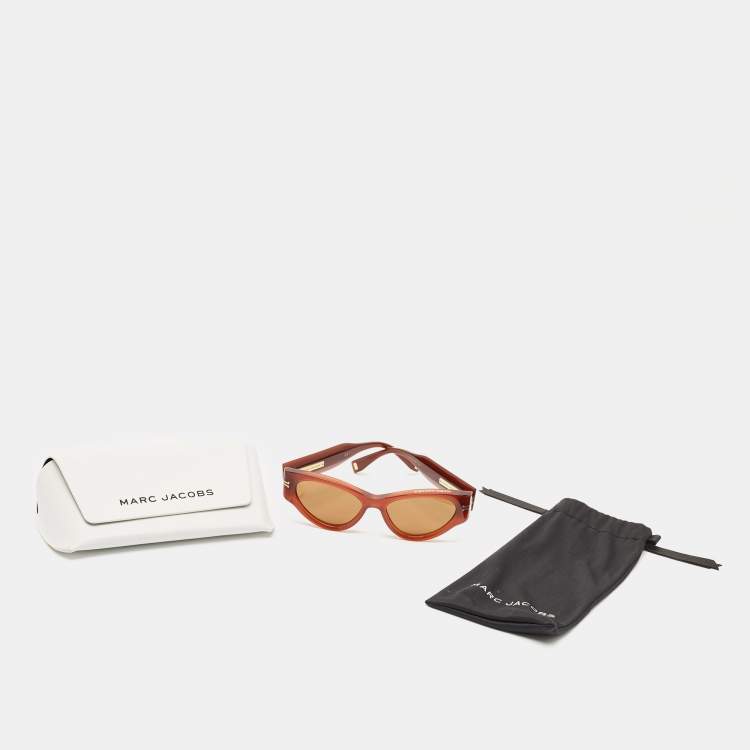 Pre Owned Marc Jacobs Brown MJ 1045/S Cat Eye Sunglasses