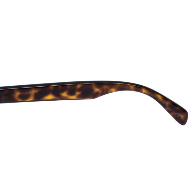 Pre Owned Marc by Marc Jacobs Brown Tortoise V08HA Round Sunglasses