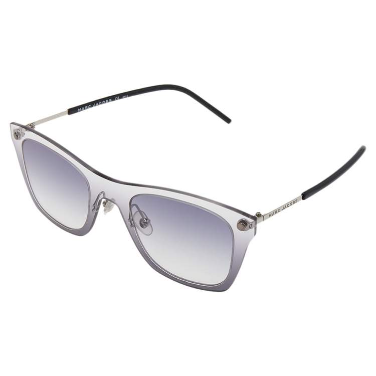 Pre Owned Marc Jacobs Grey/Grey Gradient MARC 25/S Square Sunglasses
