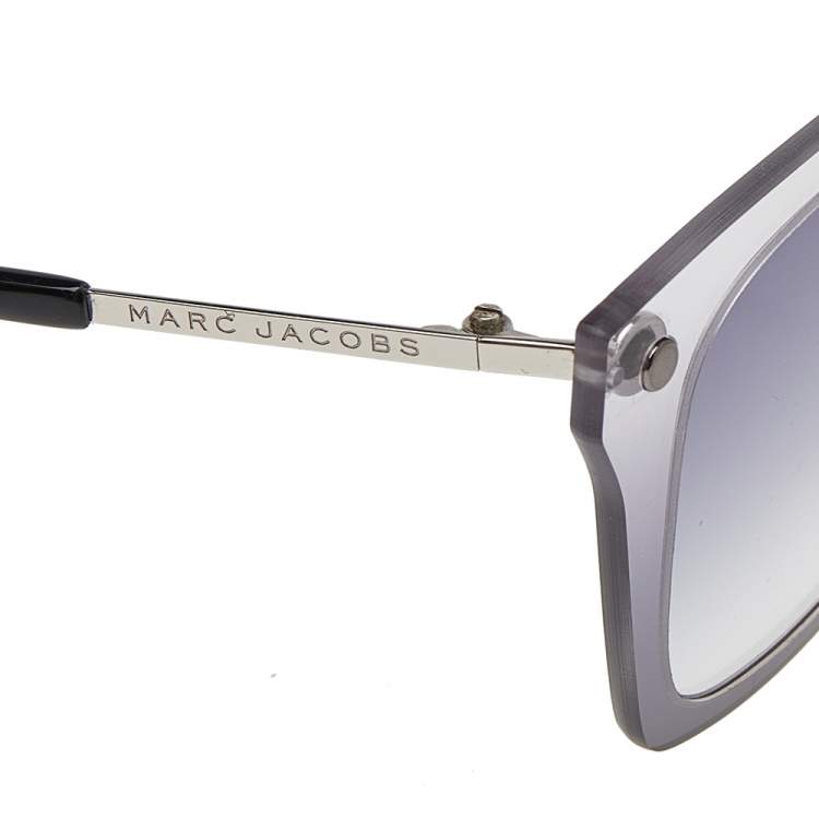 Pre Owned Marc Jacobs Grey/Grey Gradient MARC 25/S Square Sunglasses