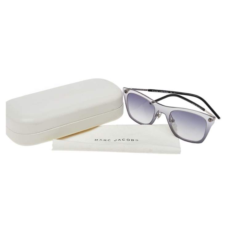 Pre Owned Marc Jacobs Grey/Grey Gradient MARC 25/S Square Sunglasses