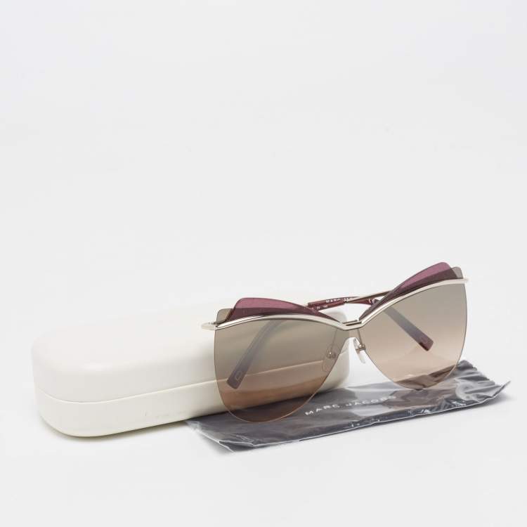 Pre Owned Marc Jacobs Brown/Purple Gradient 103/S 3YG Sunglasses