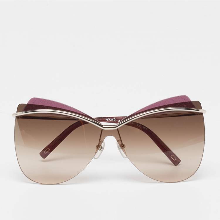Pre Owned Marc Jacobs Brown/Purple Gradient 103/S 3YG Sunglasses