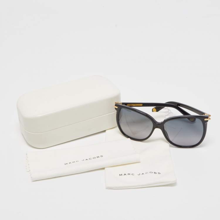 Pre Owned Marc Jacobs Black MJ504/S Oversized Sunglasses