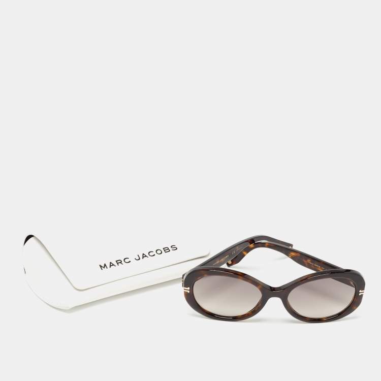 Pre Owned Marc Jacobs Brown Gradient MJ 1013/S Oval Sunglasses