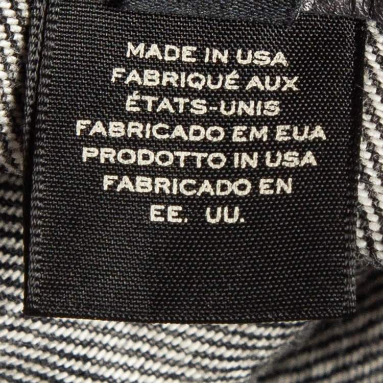 Pre Owned Marc Jacobs Embellished Denim Oversized Jacket XS/S