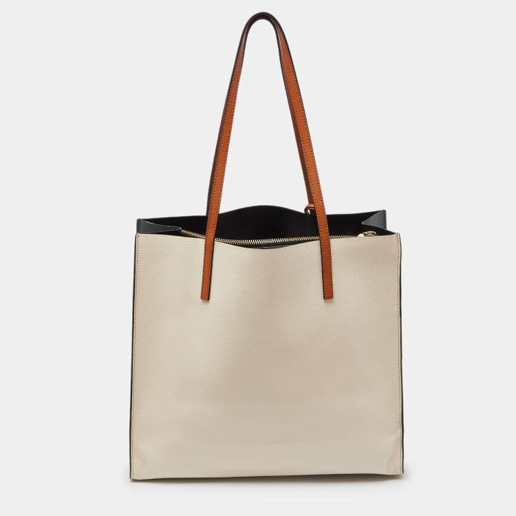 Pre Owned Marc Jacobs Multicolor Leather Grind Colorblock Tote