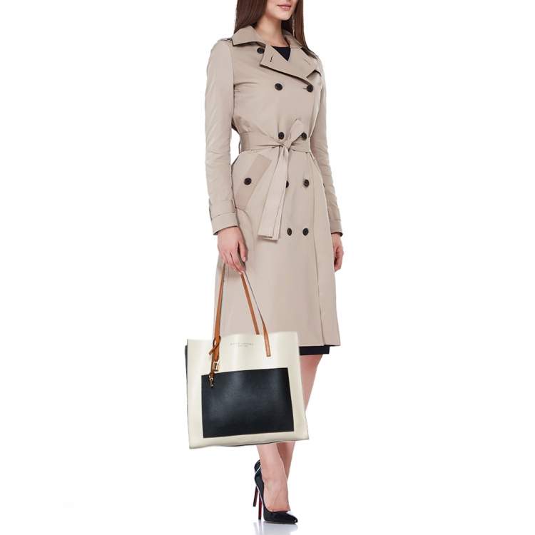 Pre Owned Marc Jacobs Multicolor Leather Grind Colorblock Tote