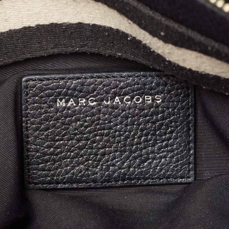 Pre Owned Marc Jacobs Black Leather Recruit East West Tote
