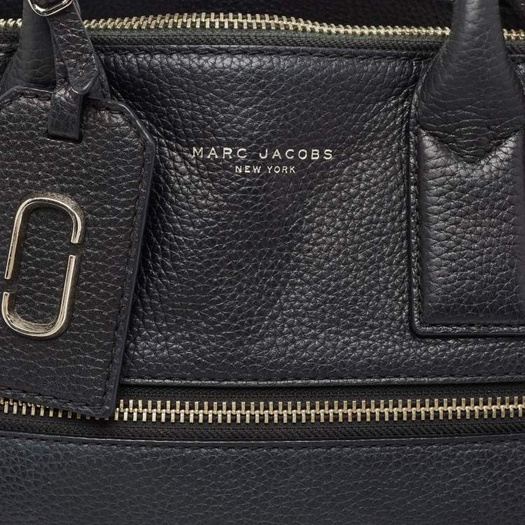 Pre Owned Marc Jacobs Black Leather Recruit East West Tote