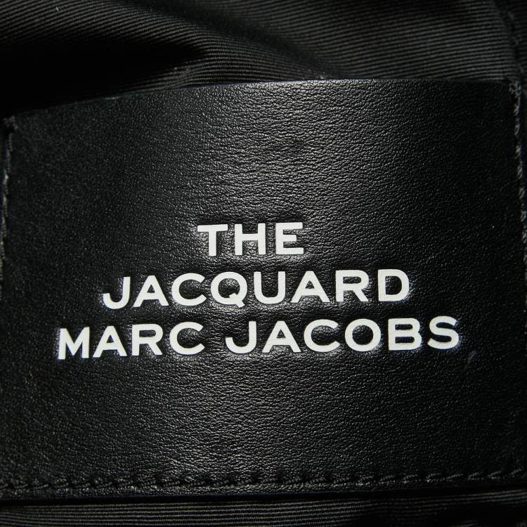 Pre Owned Marc Jacobs Beige Jacquard Canvas Large The Tote Bag