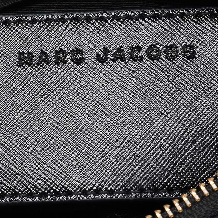 Pre Owned Marc Jacobs Black/Red Patent Leather Snapshot Camera Crossbody Bag