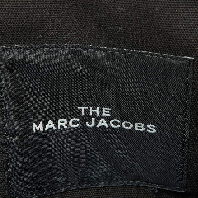 Pre Owned Marc Jacobs Black Canvas Large The Tote Bag