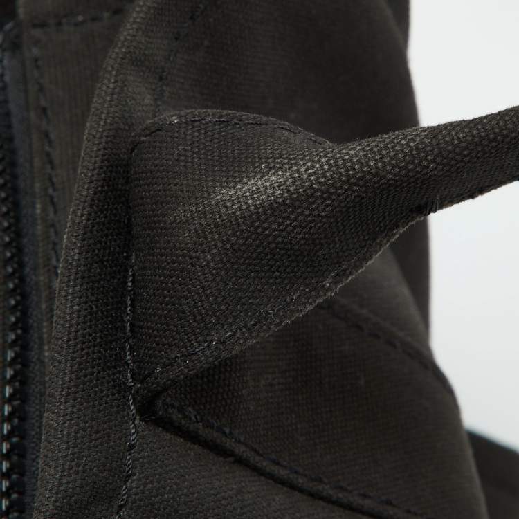 Pre Owned Marc Jacobs Black Canvas Large The Tote Bag