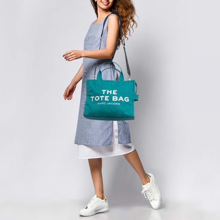 New without popular tags Marc Jacobs Mint color canvas Tote Bag