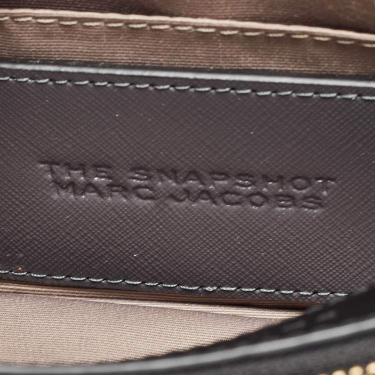 Pre Owned Marc Jacobs Tri Color Leather Snapshot Camera Crossbody Bag