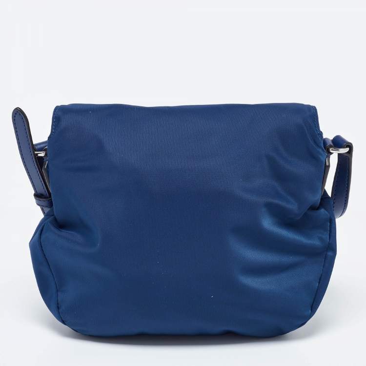 مملوكة مسبقًا Marc Jacobs Blue Nylon and Leather Preppy Natasha Crossbody Bag
