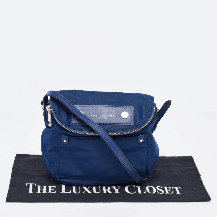 مملوكة مسبقًا Marc Jacobs Blue Nylon and Leather Preppy Natasha Crossbody Bag