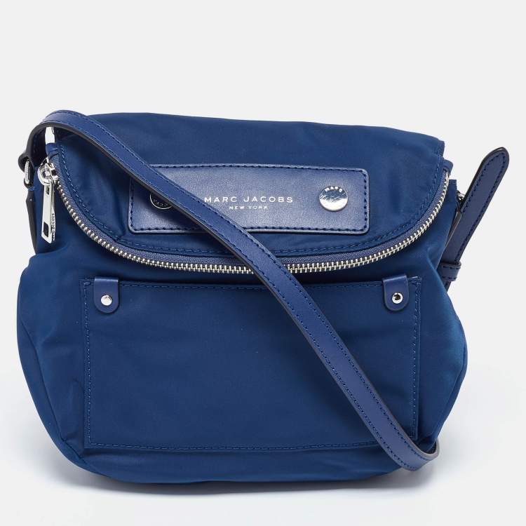 مملوكة مسبقًا Marc Jacobs Blue Nylon and Leather Preppy Natasha Crossbody Bag