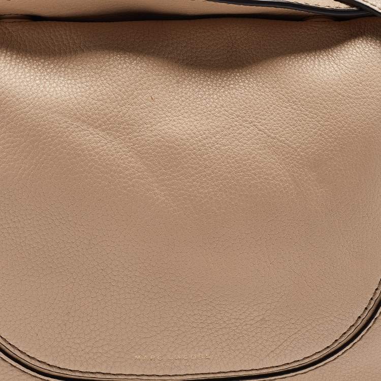 Pre Owned Marc Jacobs Beige Leather Small The Drifter Shoulder Bag