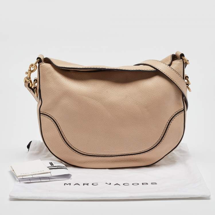 Pre Owned Marc Jacobs Beige Leather Small The Drifter Shoulder Bag