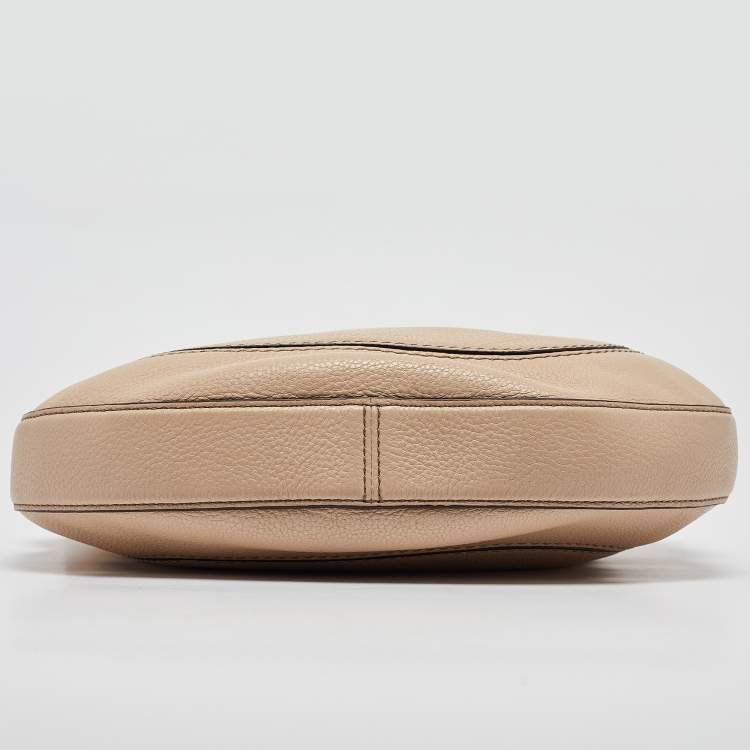 Pre Owned Marc Jacobs Beige Leather Small The Drifter Shoulder Bag