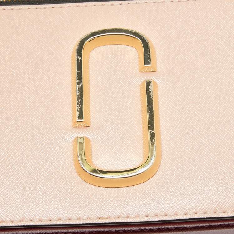 Pre Owned Marc Jacobs Tri Color Leather Snapshot Camera Crossbody Bag