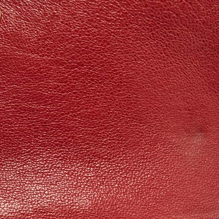 Pre Owned Marc Jacobs Red Quilted  Leather The Small Single Flap Bag