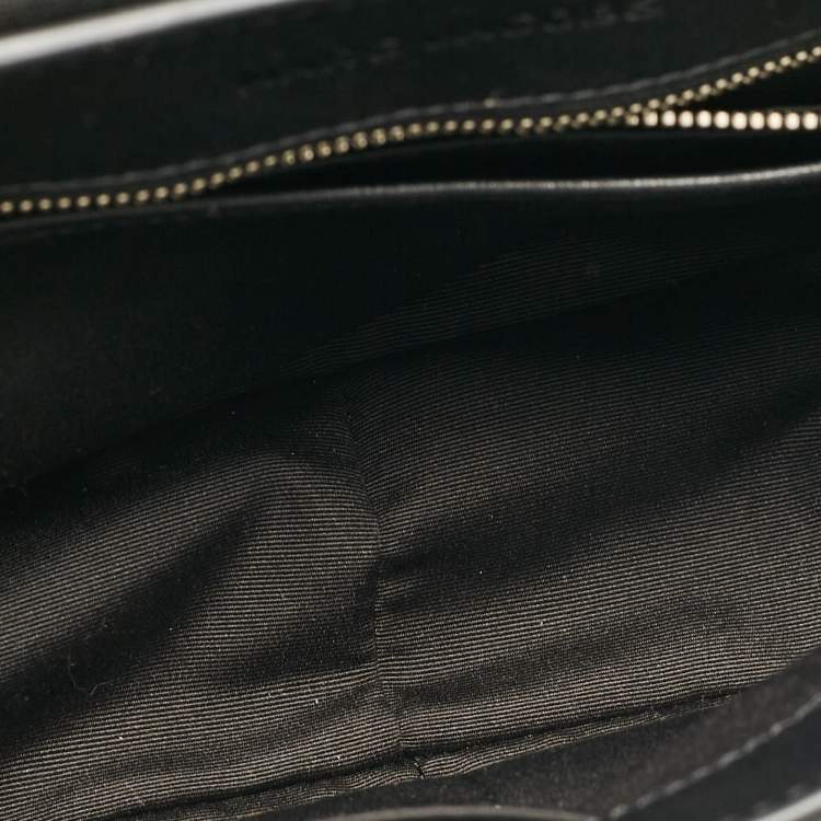 Pre Owned Marc Jacobs Black Leather Large  J Marc Saddle Bag