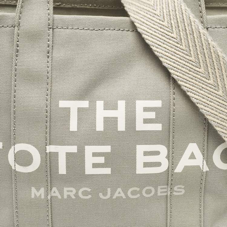 Pre Owned Marc Jacobs Grey Canvas Medium The Tote Bag