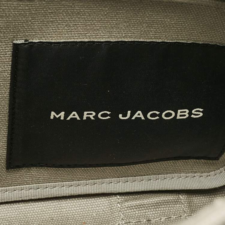 Pre Owned Marc Jacobs Grey Canvas Medium The Tote Bag