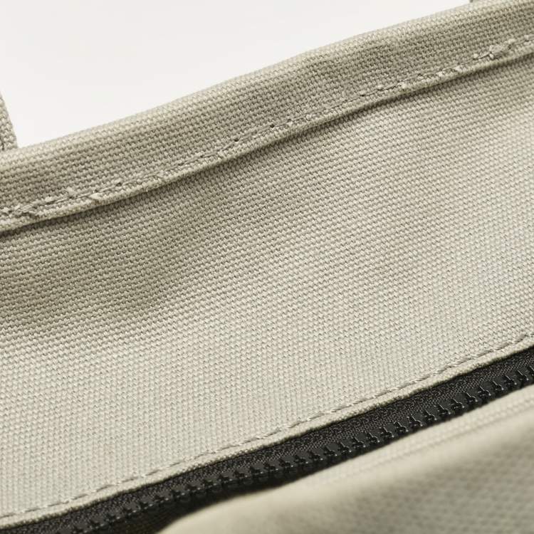 Pre Owned Marc Jacobs Grey Canvas Medium The Tote Bag