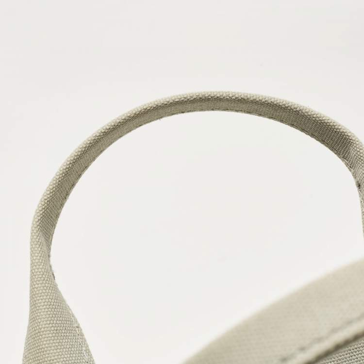 Pre Owned Marc Jacobs Grey Canvas Medium The Tote Bag