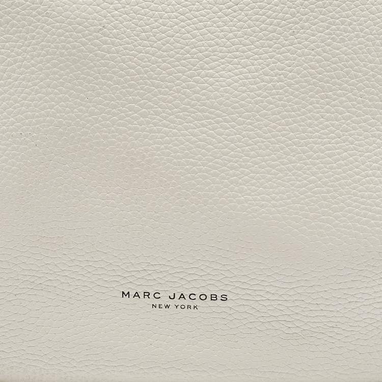 Pre Owned Marc Jacobs White Leather The Essential Hobo