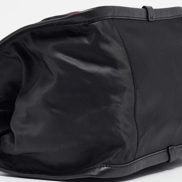 Pre Owned Marc Jacobs Black Nylon and Leather Sport Tote