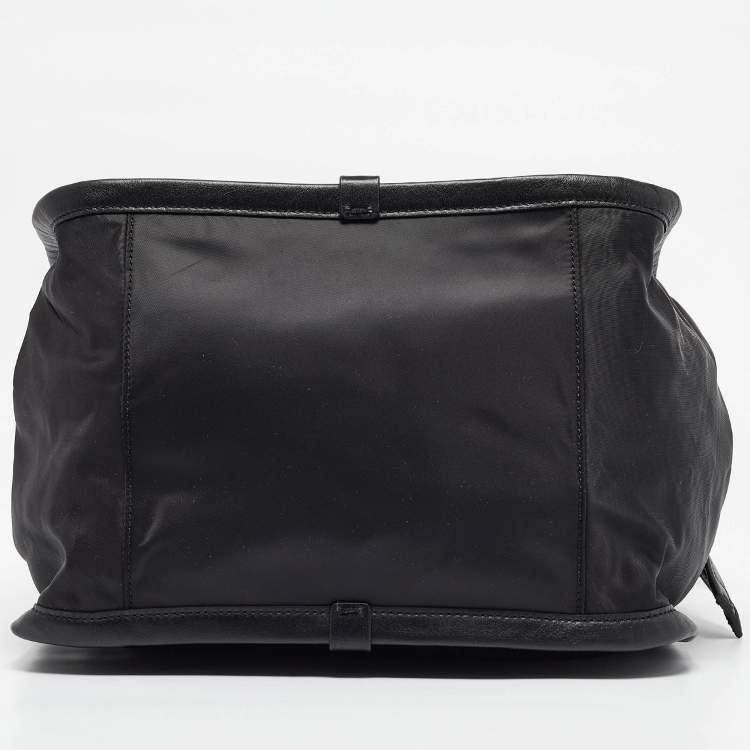 Pre Owned Marc Jacobs Black Nylon and Leather Sport Tote