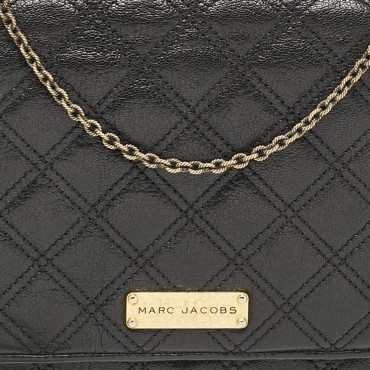 Pre Owned Marc Jacobs Black Quilted Leather All I One Shoulder Bag