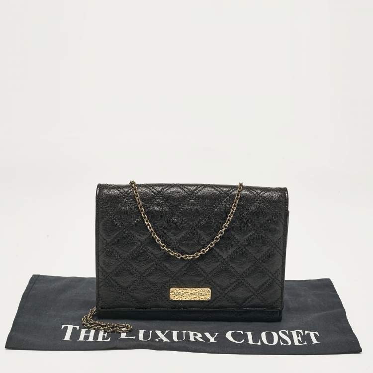 Pre Owned Marc Jacobs Black Quilted Leather All I One Shoulder Bag