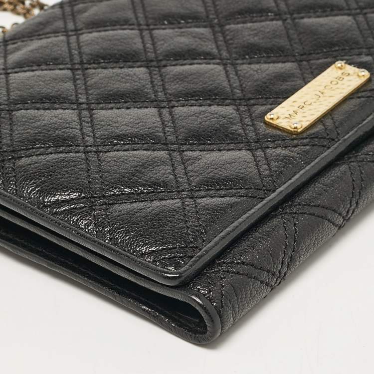 Pre Owned Marc Jacobs Black Quilted Leather All I One Shoulder Bag