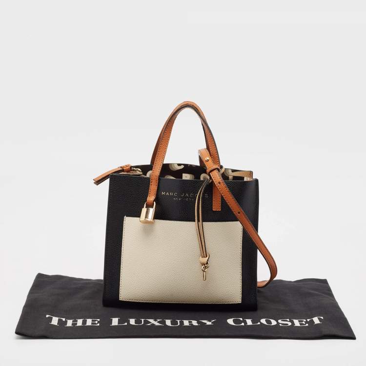 Pre Owned Marc Jacobs Multicolor Leather Mini Grind Tote