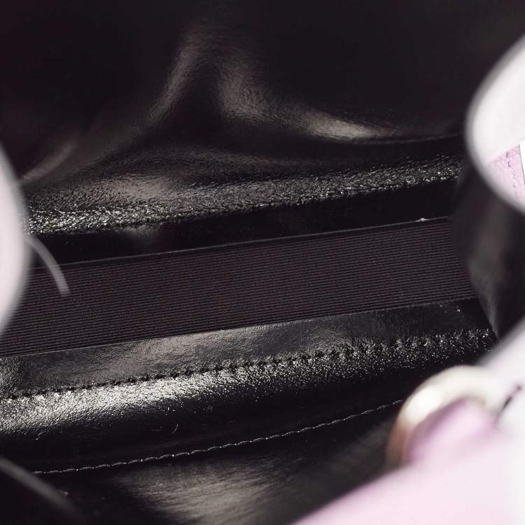 Pre Owned Marc Jacobs Lavender Leather Micro Grind Tote
