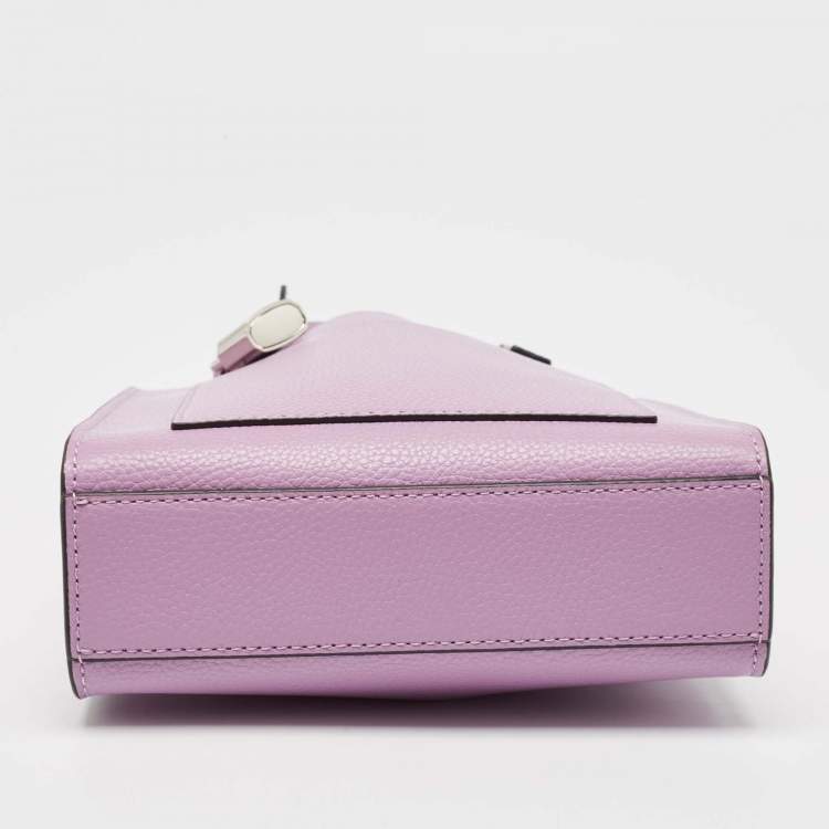 Pre Owned Marc Jacobs Lavender Leather Micro Grind Tote