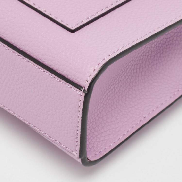 Pre Owned Marc Jacobs Lavender Leather Micro Grind Tote