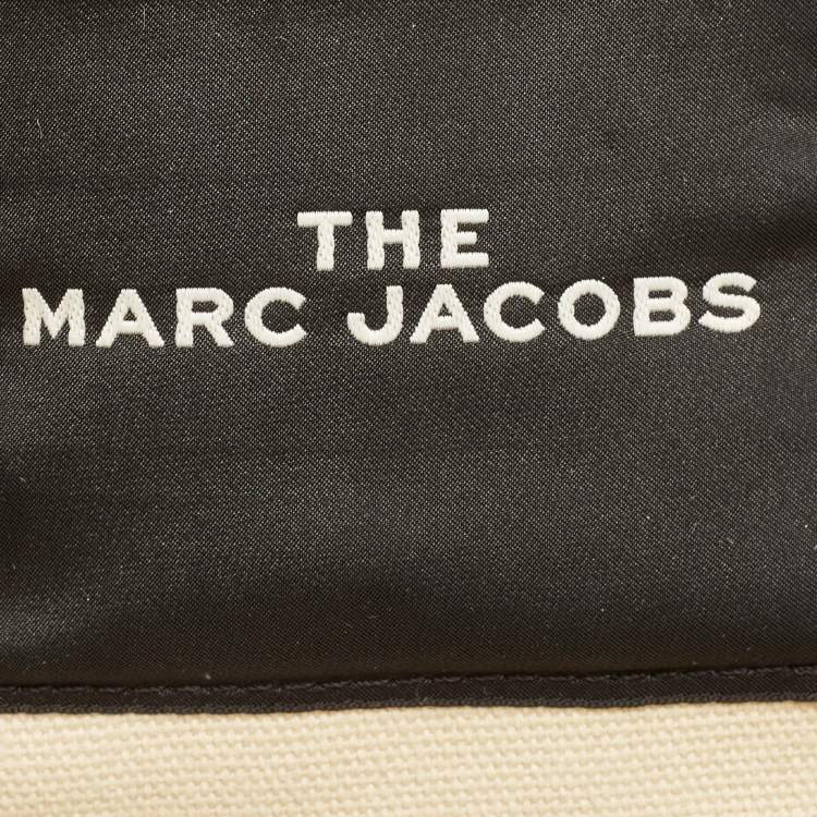 Pre Owned Marc Jacobs Cream Canvas Large The Tote Bag