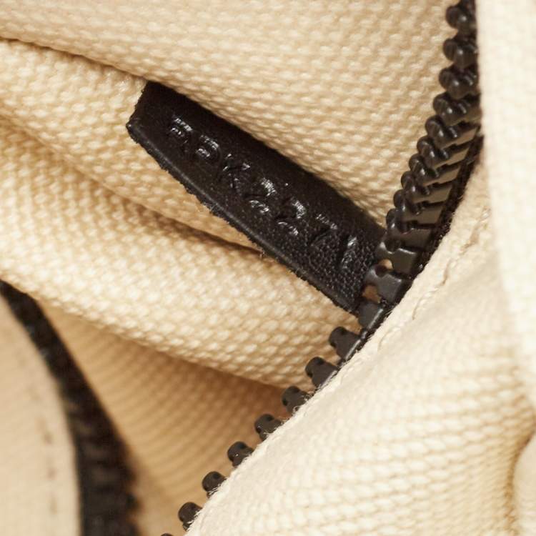 Pre Owned Marc Jacobs Cream Canvas Large The Tote Bag
