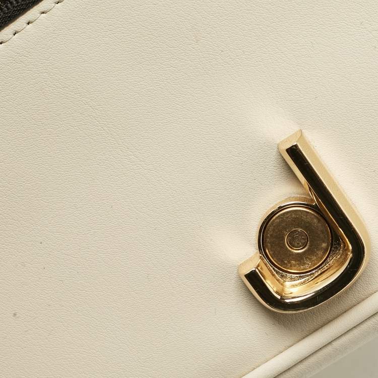 Pre Owned Marc Jacobs Off White Leather Mini The J Marc Shoulder Bag