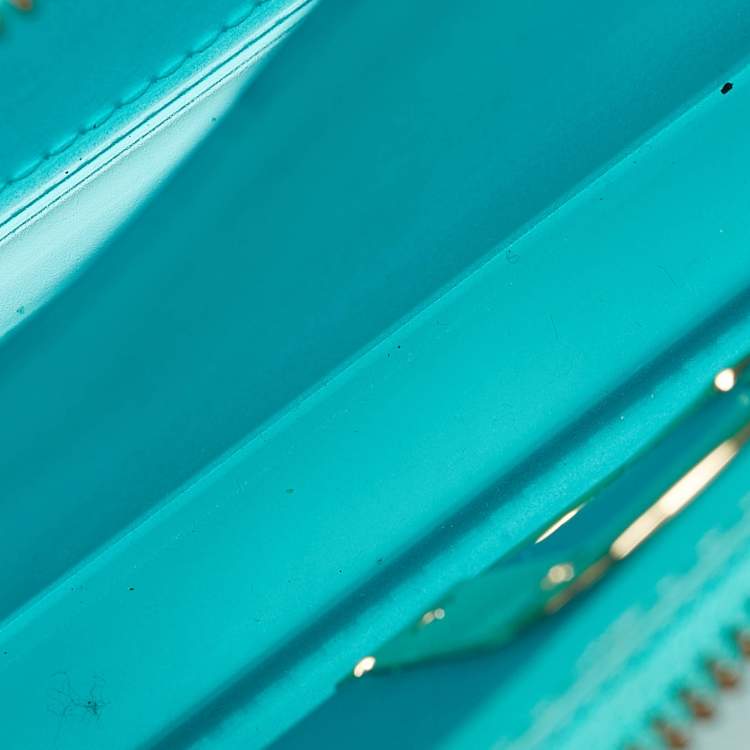 Pre Owned Marc Jacobs Turquoise Jelly The Snapshot Camera Crossbody Bag