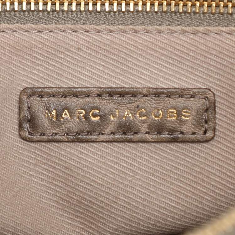 Pre Owned Marc Jacobs Light Brown Quilted Leather Flap Chain Shoulder Bag