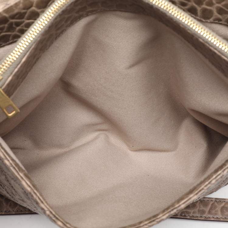 Pre Owned Marc Jacobs Light Brown Quilted Leather Flap Chain Shoulder Bag